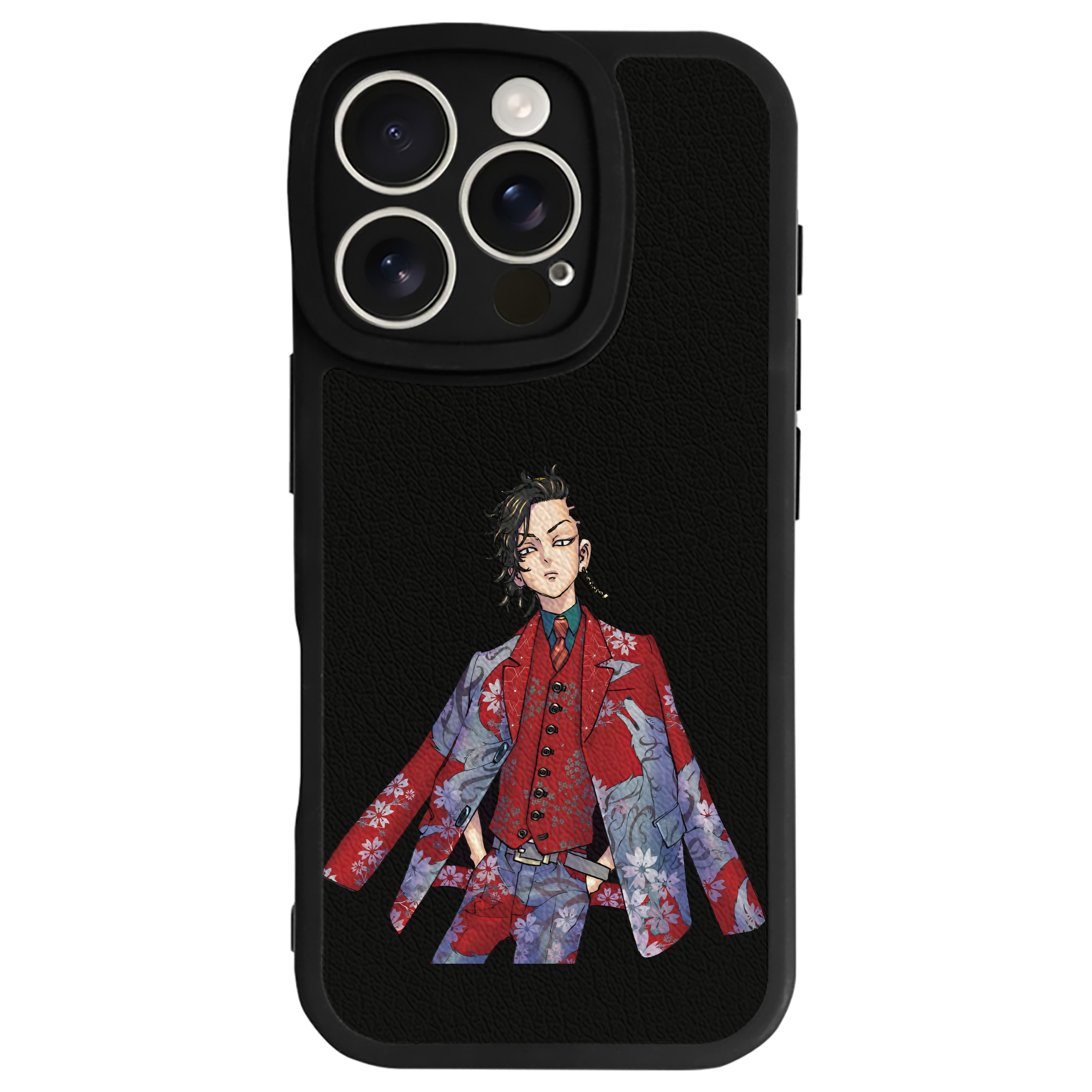 （画像用） 東京リベンジャーズ Tokyo Revengers 【iPhone 16シリーズ対応】シリコンスマホケース（レザー調） 材質：シリコン